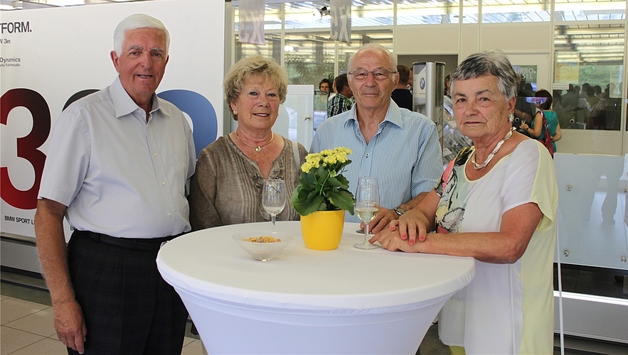 Rolf und Erika Dysli mit Luciano und Sigrid Affolter aus Bettlach.
