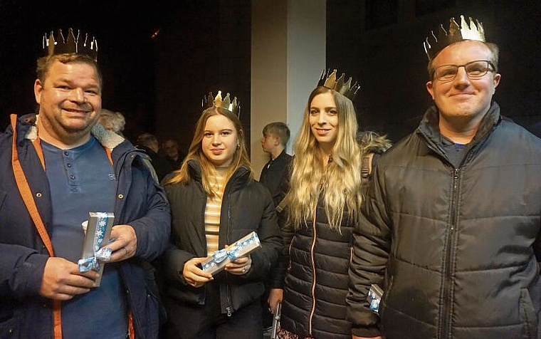 Die stolzen Königinnen und Könige des Abends waren: Christian Bläuer, Simona Bläuer, Tamara Cucinelli und Kevin Dubach.