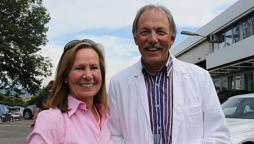 Béatrice und Roland Jean aus Evilard.
