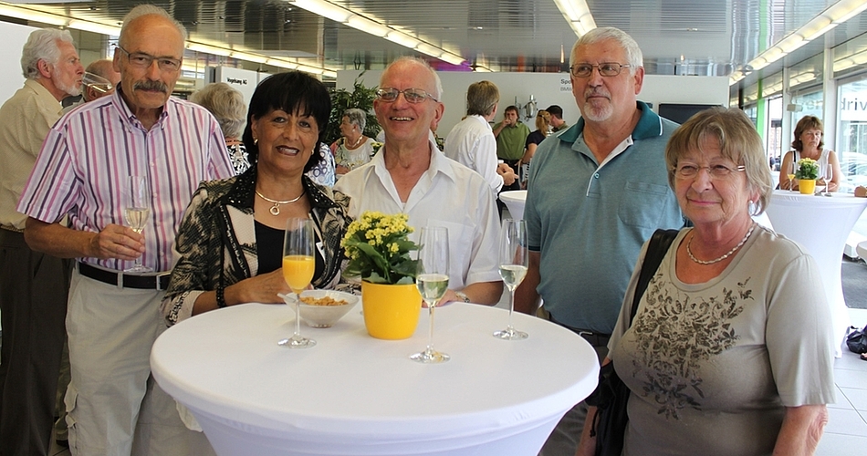 Martin Bieri, Norma und Klaus Lienert sowie Roland und Vreni Epple aus Grenchen.
