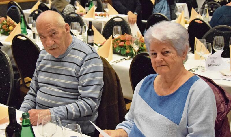 Für Heidi Limani und Marcel Franz ist der Besuch an der Altersehrung nicht neu.