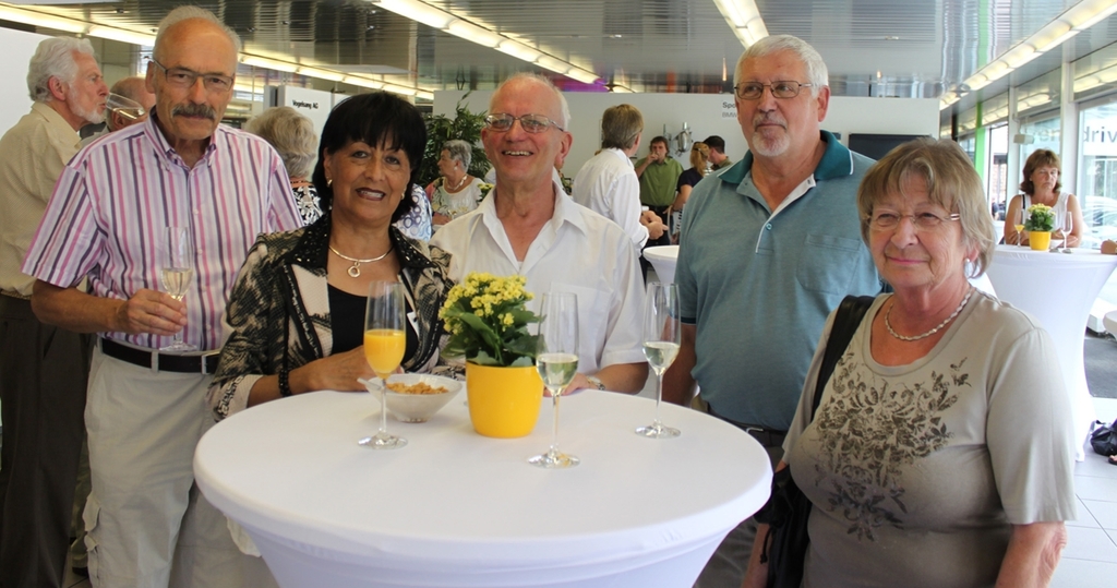 Martin Bieri, Norma und Klaus Lienert sowie Roland und Vreni Epple aus Grenchen.
